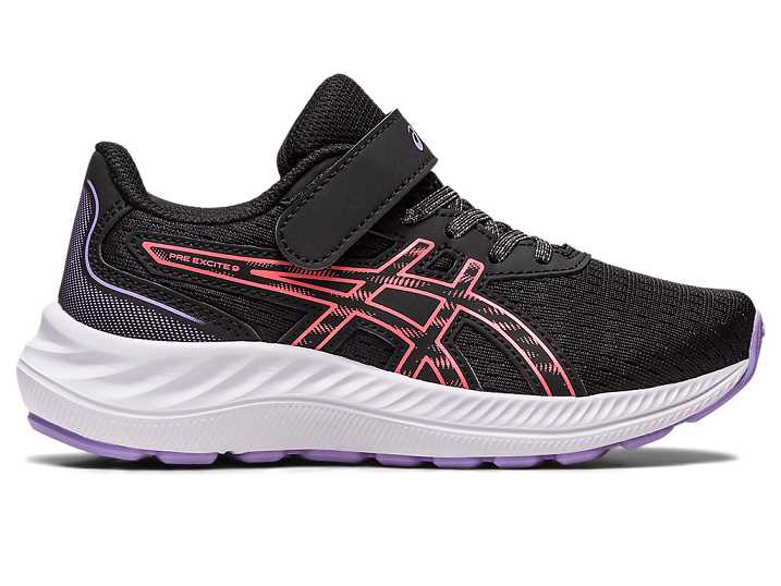 Asics PRE EXCITE 9 Löparskor Barn Svarta | Sverige-9502147