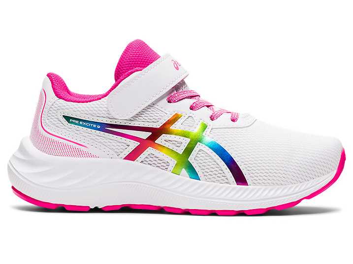Asics PRE EXCITE 9 Löparskor Barn Vita Rosa | Sverige-4162807