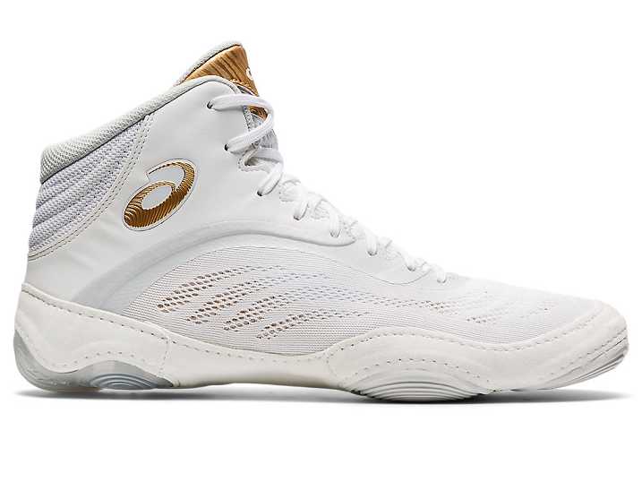Asics SPLIT ELITE Wrestling Skor Herr Vita Guld | Sverige-8561340