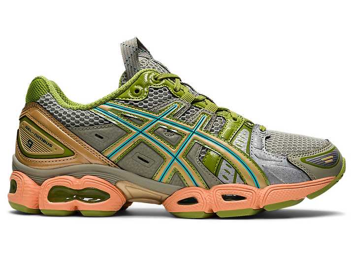 Asics UB3-S GEL-NIMBUS 9 Sneakers Dam Grå Gröna | Sverige-2507613