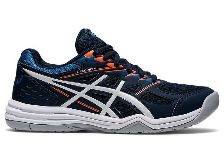 Asics UPCOURT 4 Sneakers Barn Blå Vita | Sverige-3614598