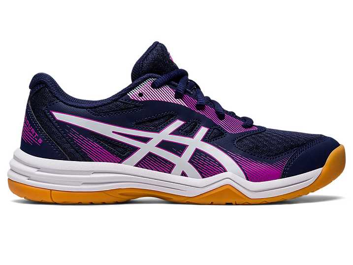 Asics UPCOURT 5 Sneakers Barn Marinblå Lila | Sverige-1768935