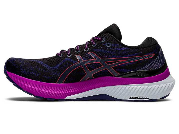 Asics Loparskor Dam Billigt GEL KAYANO 29 WIDE Svarta Roda