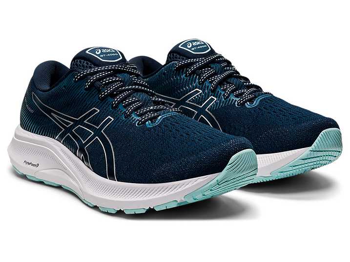 Asics Loparskor Butik GT 4000 3 WIDE Dam Bla Silver